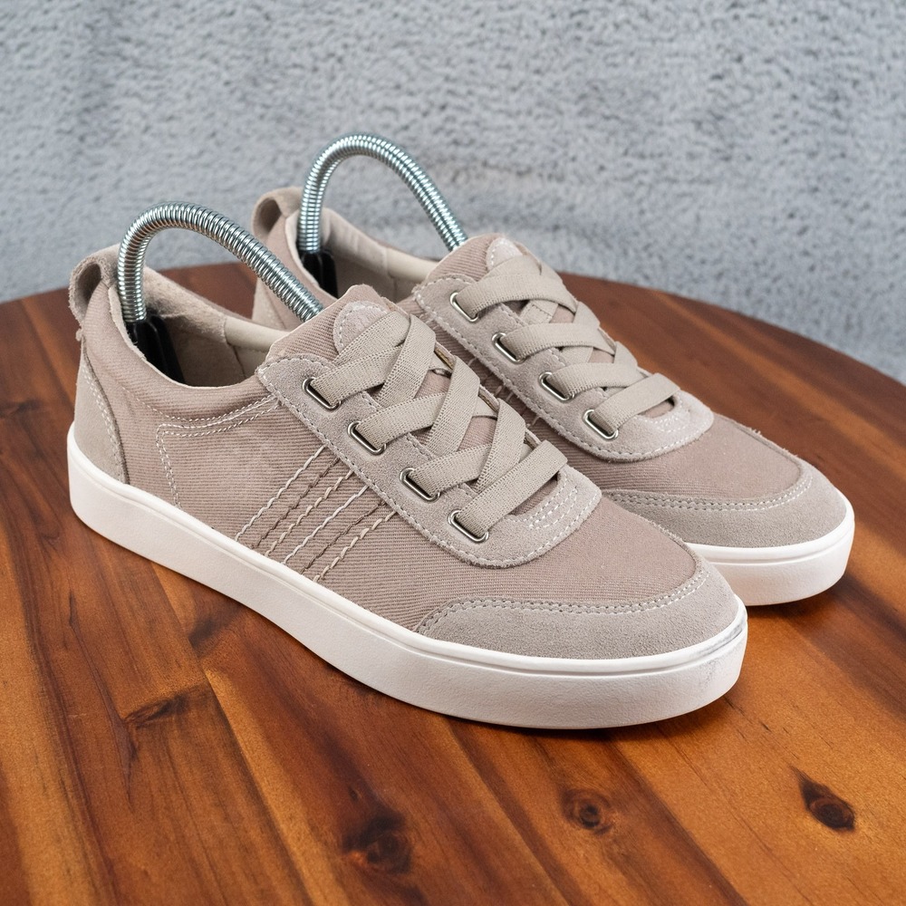 Revitalign Orthotic Canvas Dara Leather Detail Slip-on Sneakers Dara Sz 8 B